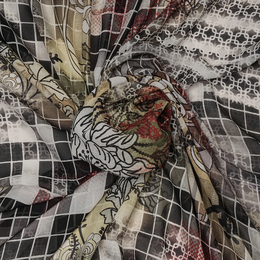Georgette Plain 60 Grams - Digital Print