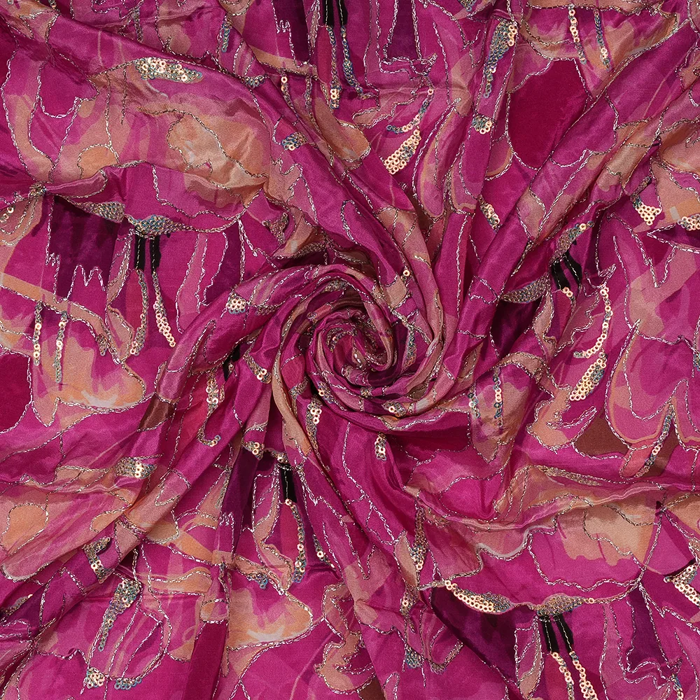 BAMBERG CREPE EMBROIDERY PRINT