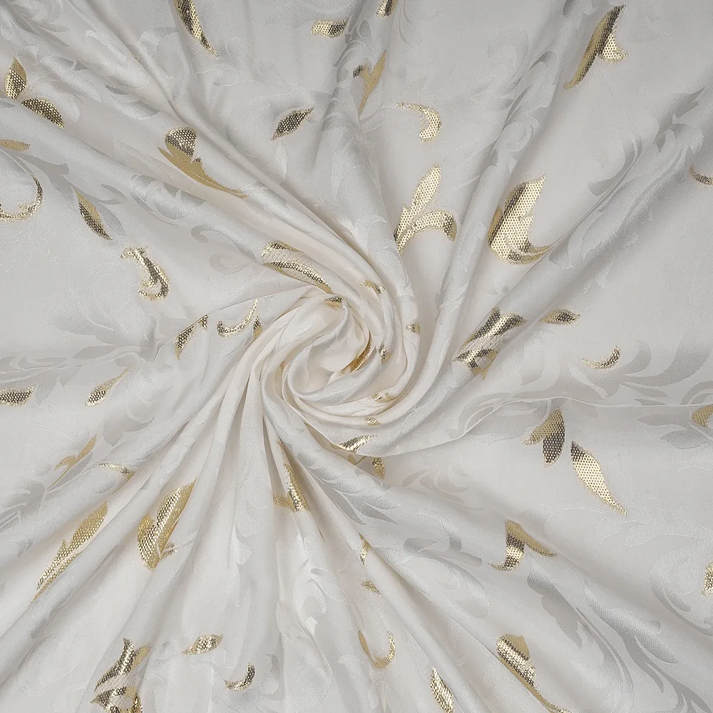 Satin Crepe Lurex Jacquard