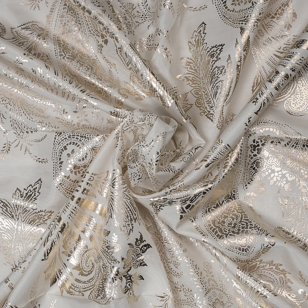 Dupion Shandi Plain - Foil Print