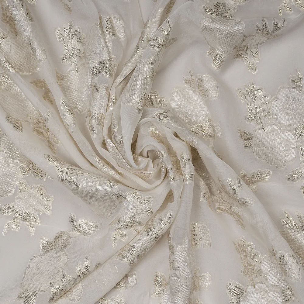 Georgette Viscose Lurex Jacquard