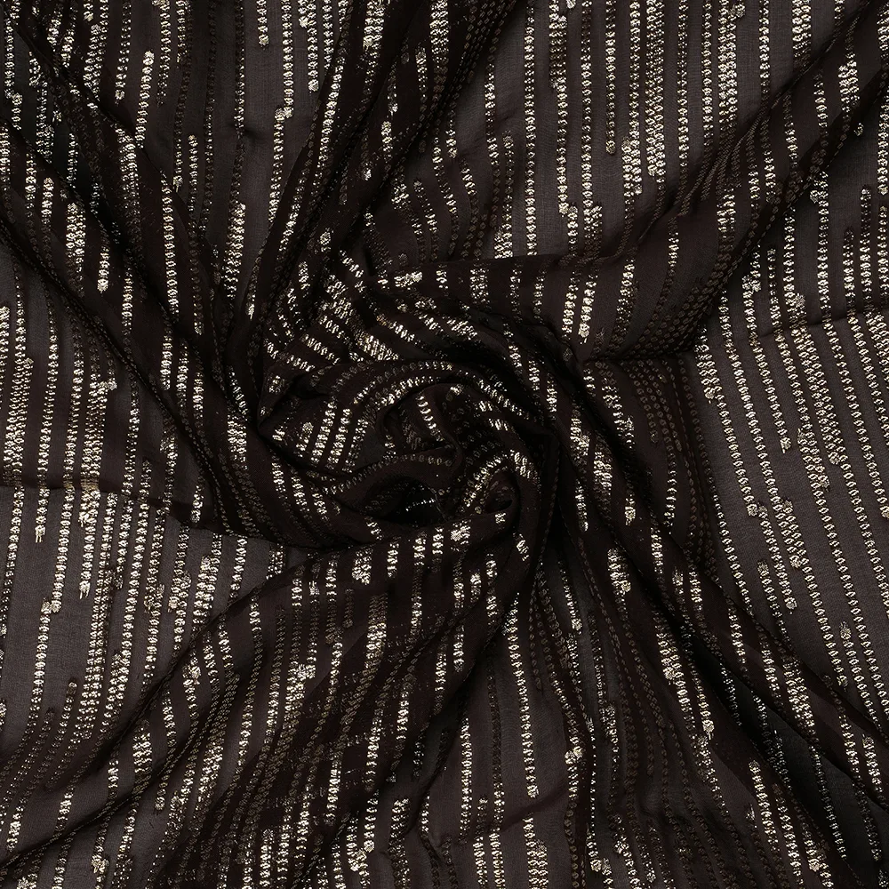 Georgette Viscose Lurex Jacquard