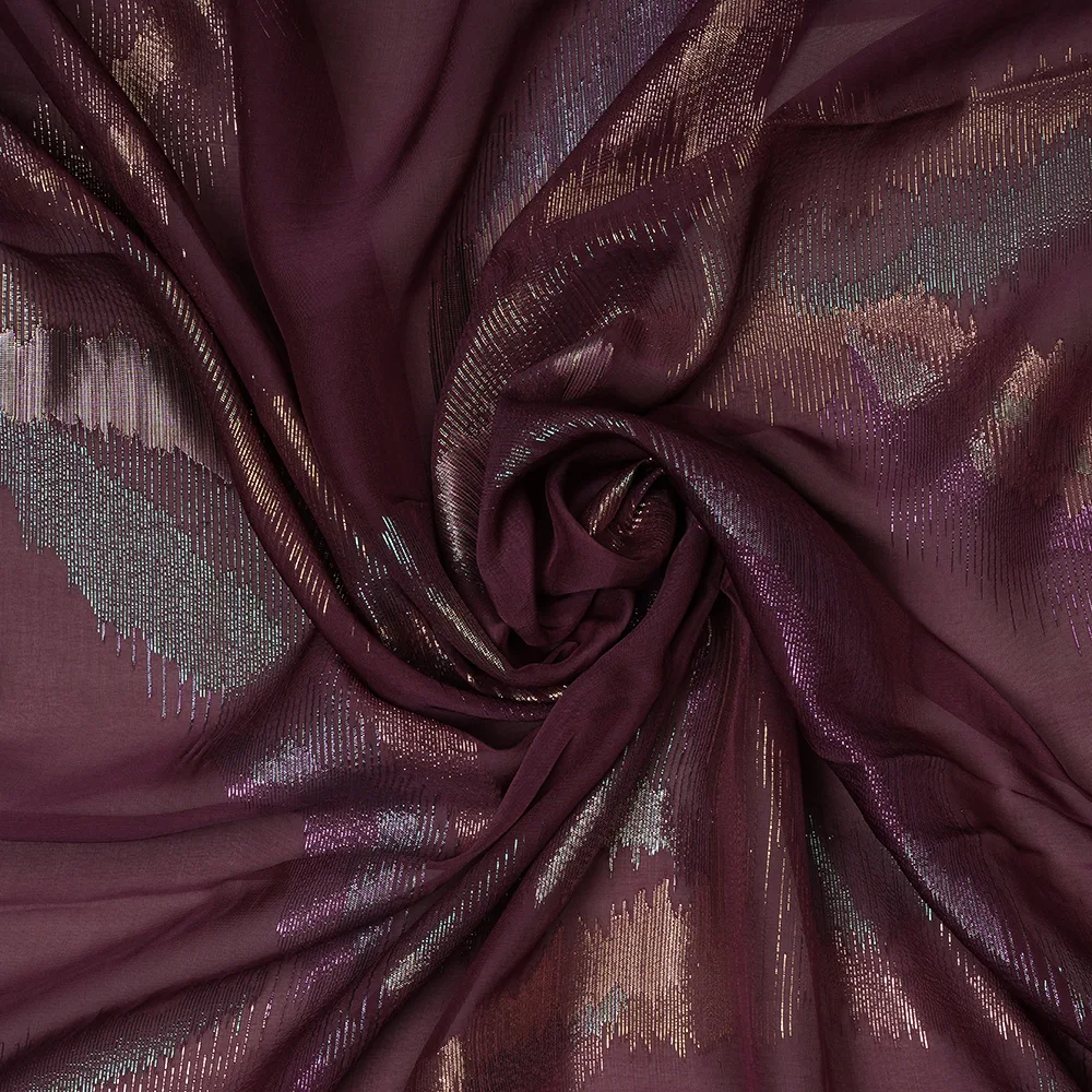 Georgette Viscose Lurex Jacquard