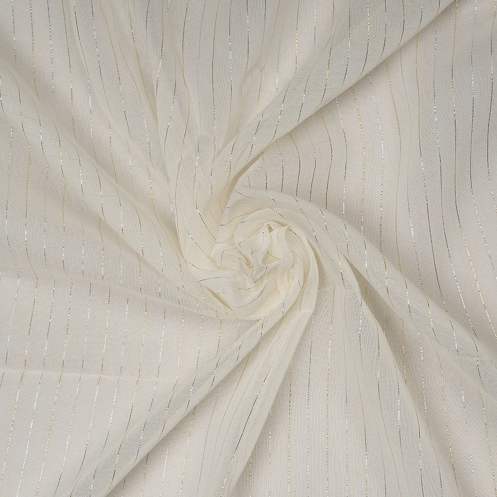 Viscose Georgette Lurex Jacquard