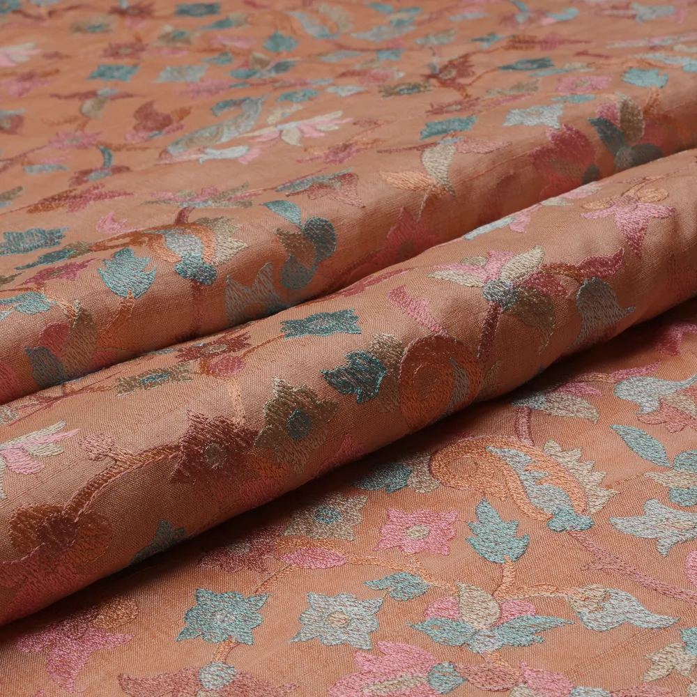 Tussar Desi Plain - Embroidery