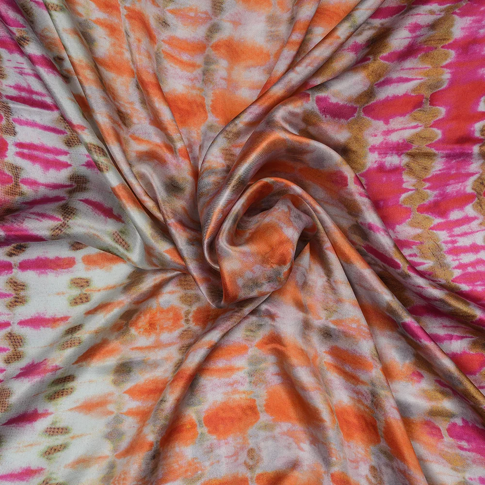 Satin Crepe Plain 60 Grams - Hand Paint