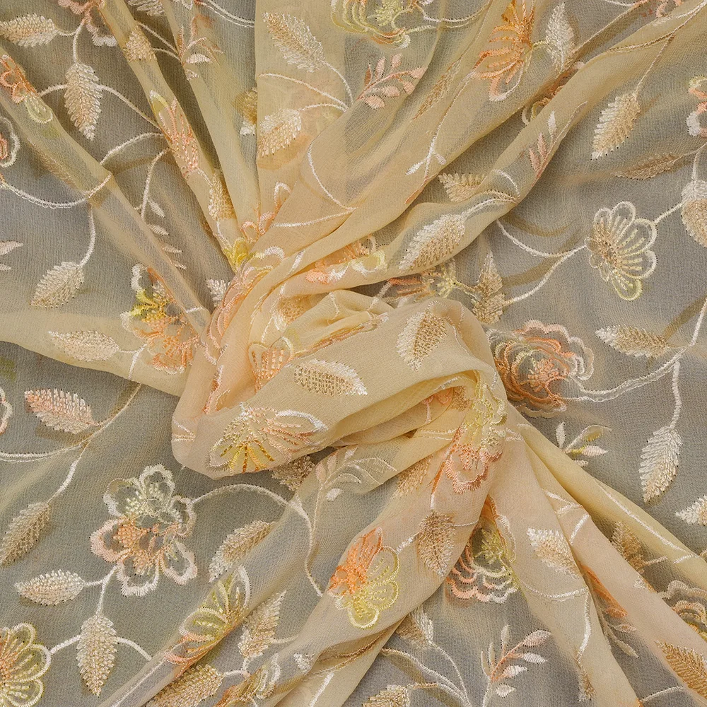 GEORGETTE PLAIN - EMBROIDERY