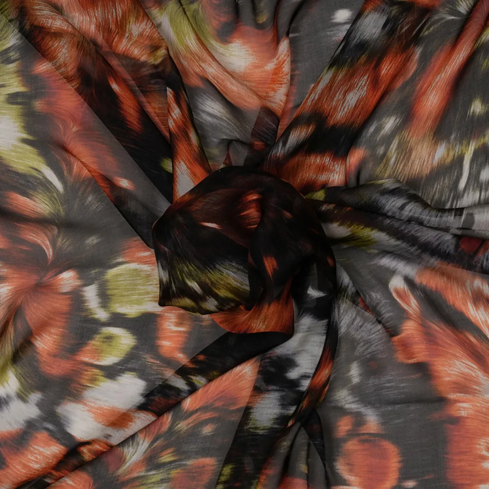 Flat Chiffon Plain 40 Grams - Digital Print