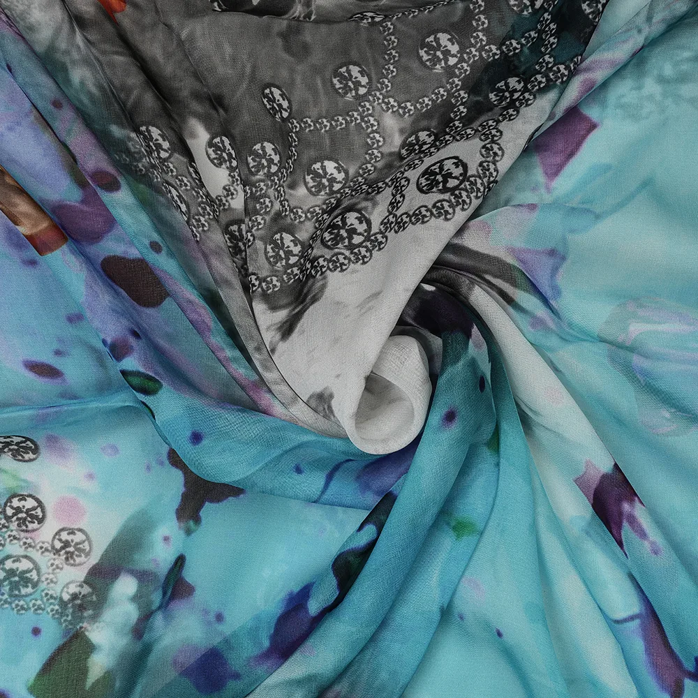 Flat Chiffon Plain 40 Grams - Digital Print