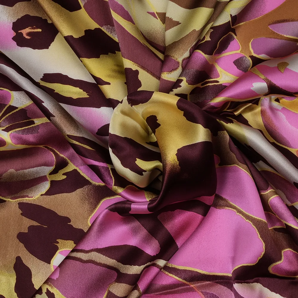 Satin Crepe Plain 80 Grams - Digital Printed