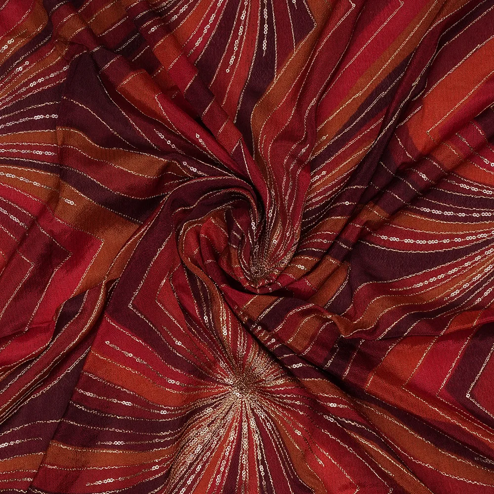 BAMBERG CREPE EMBROIDERY PRINT