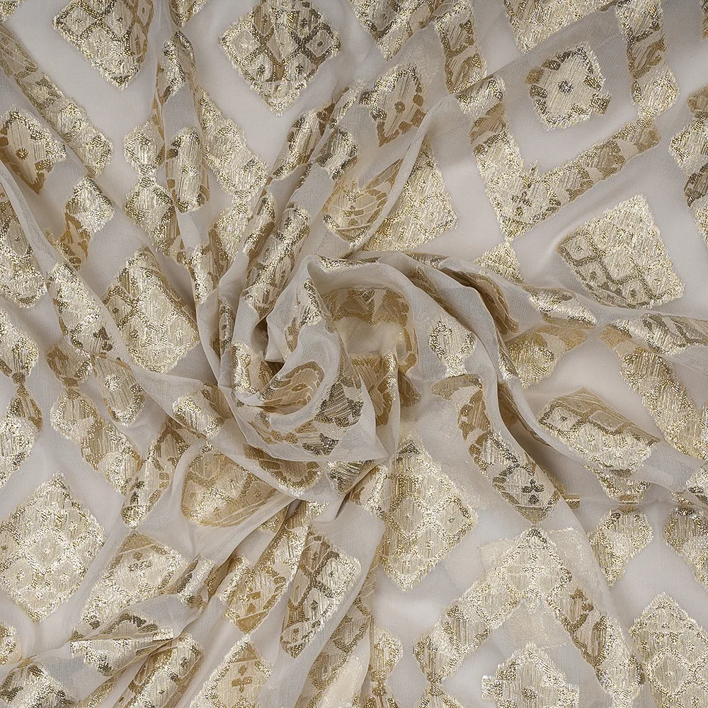 Georgette Lurex Jacquard
