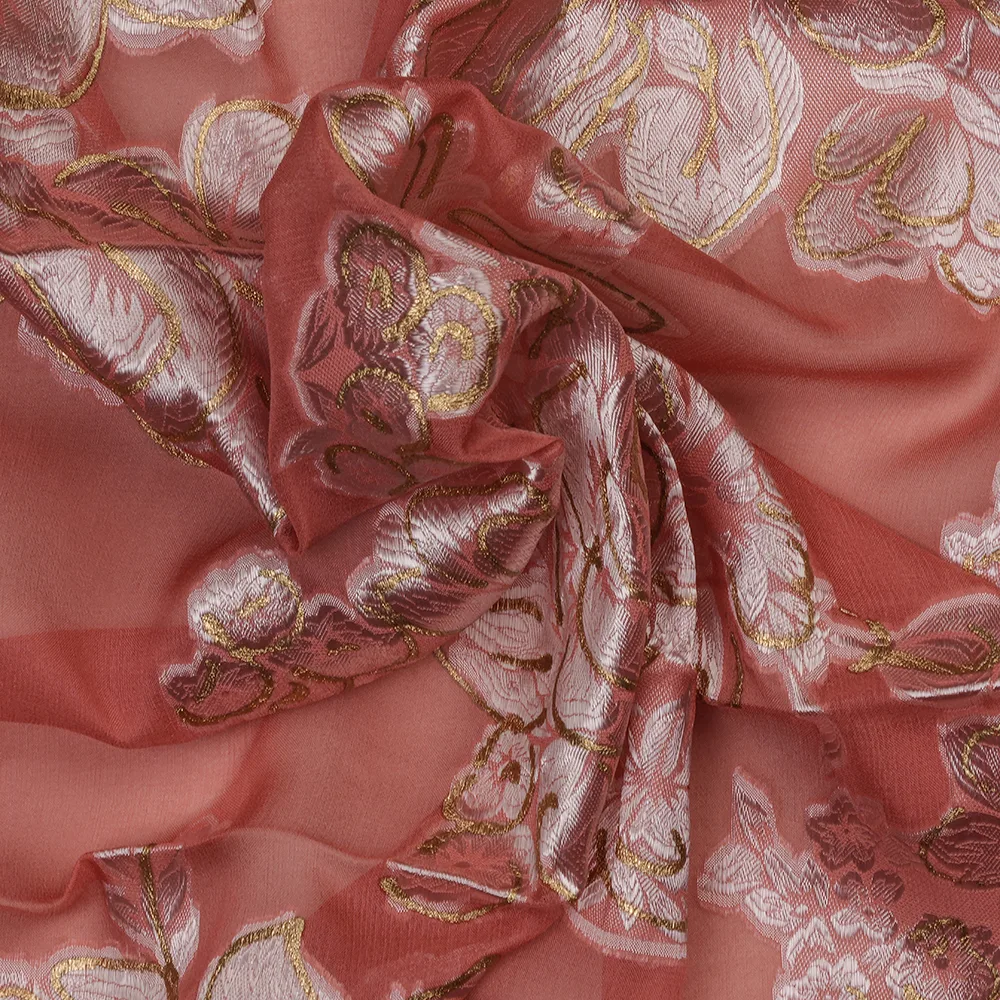 FLAT CHIFFON BRASSO - HAND PAINTED
