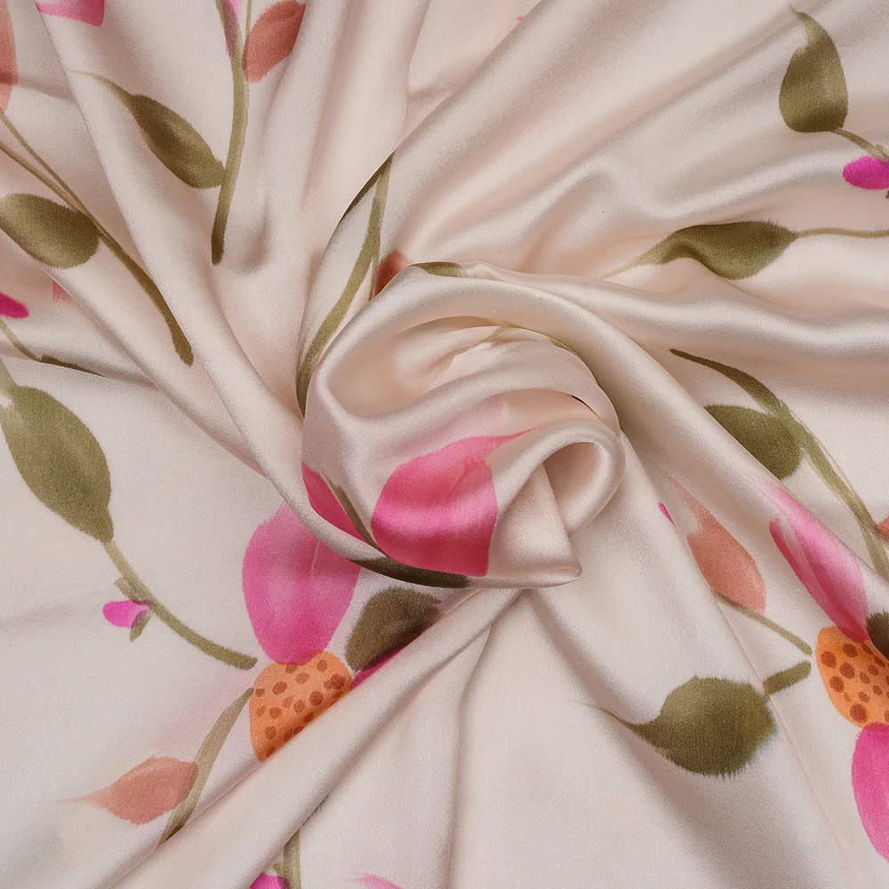 Satin Georgette Plain 60 Grams - Hand Paint