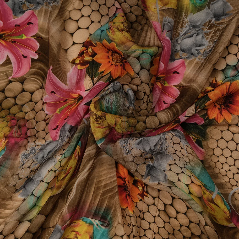 Bamberg Crepe Plain - Digital Print