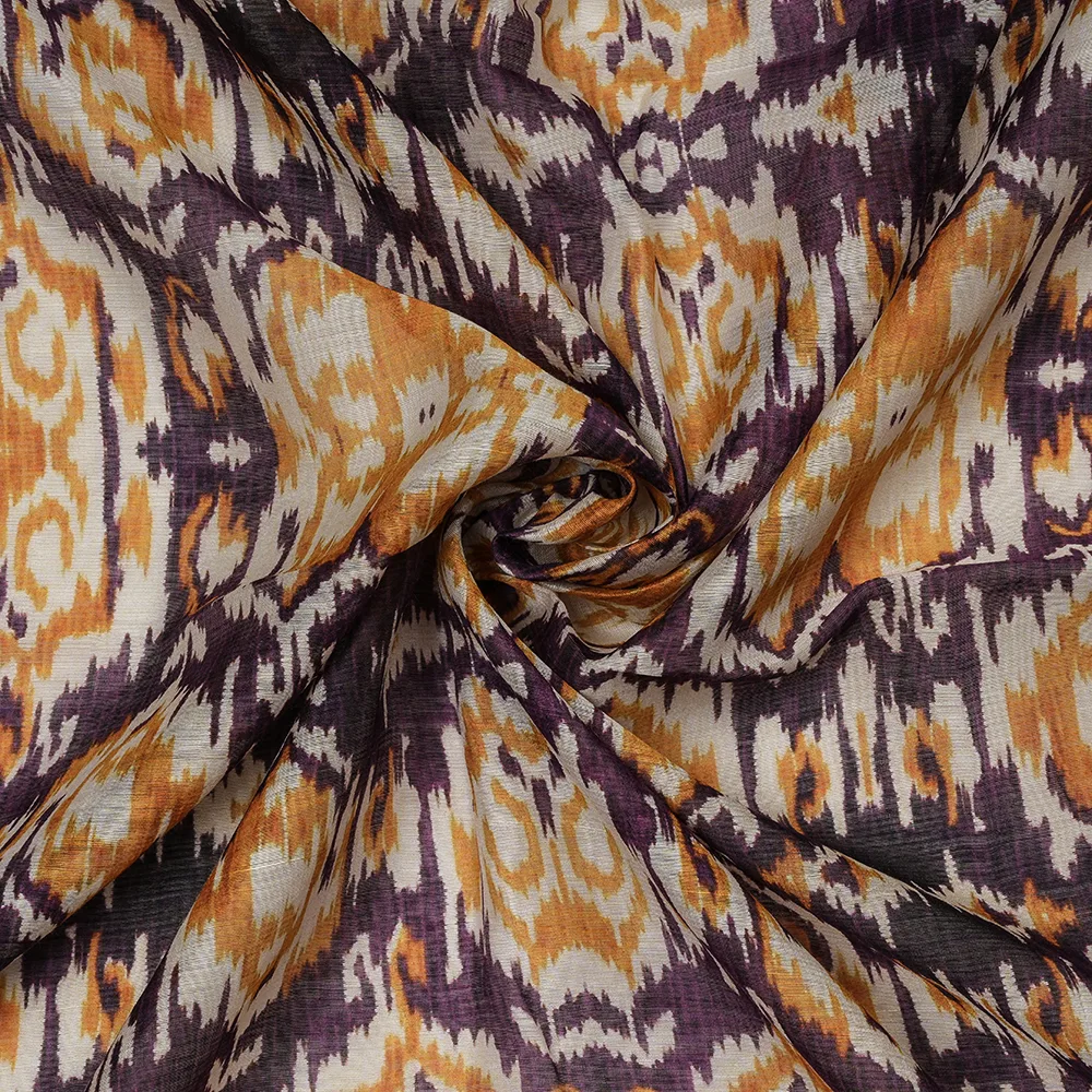 Silk Linen Plain 60 Grams - Digital Print