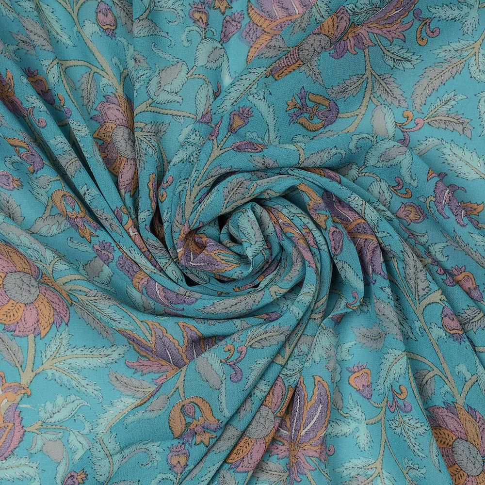 Georgette Plain 60 Grams - Digital Print