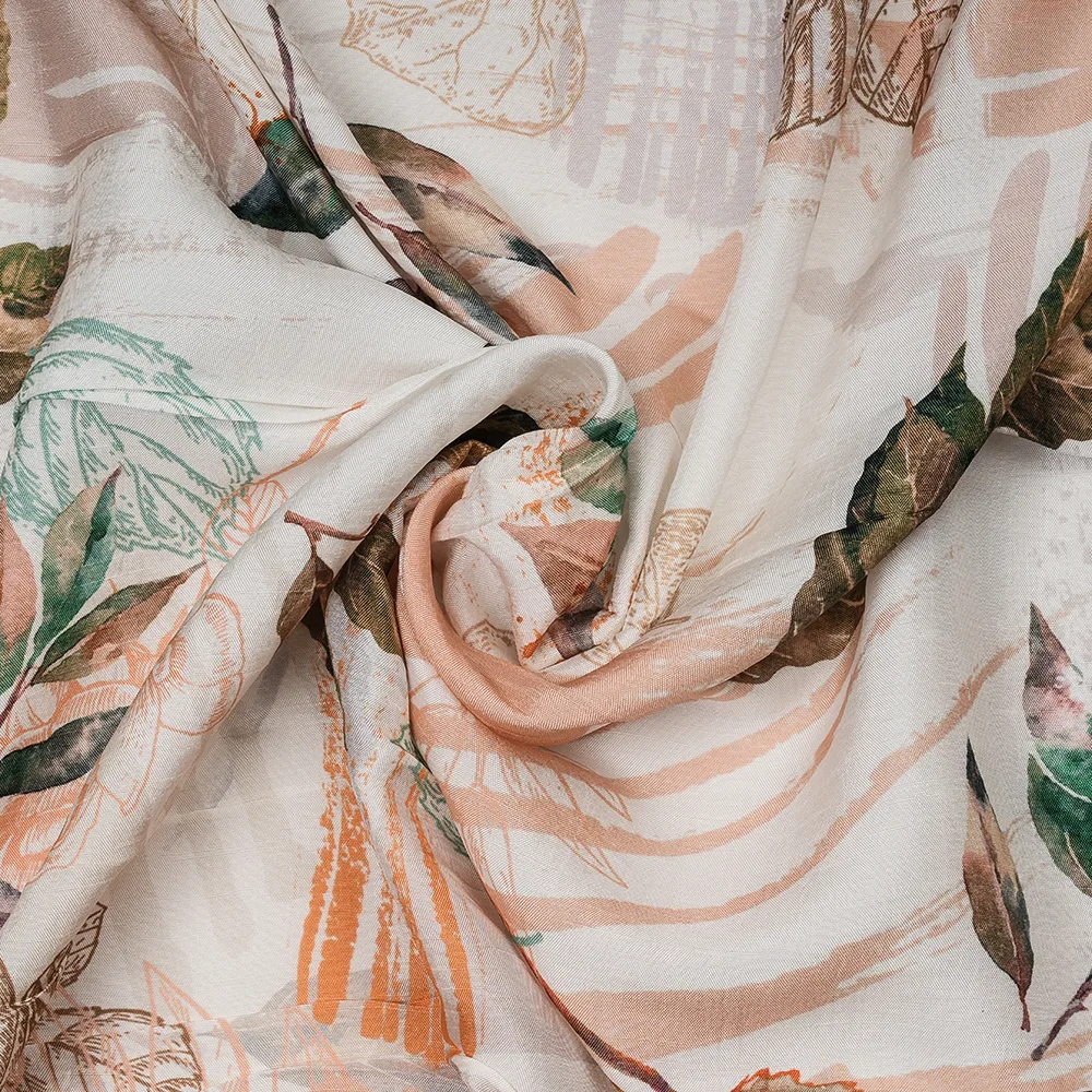 Bamberg Crepe Plain - Digital Print
