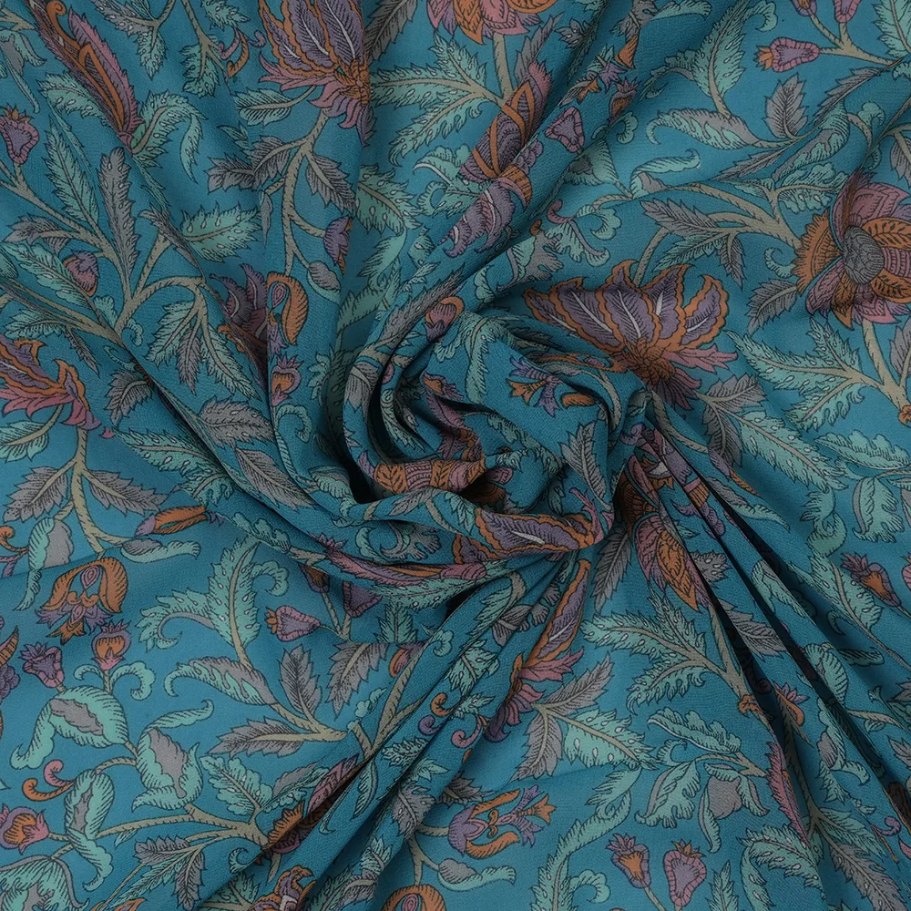 Georgette Plain 60 Grams - Print