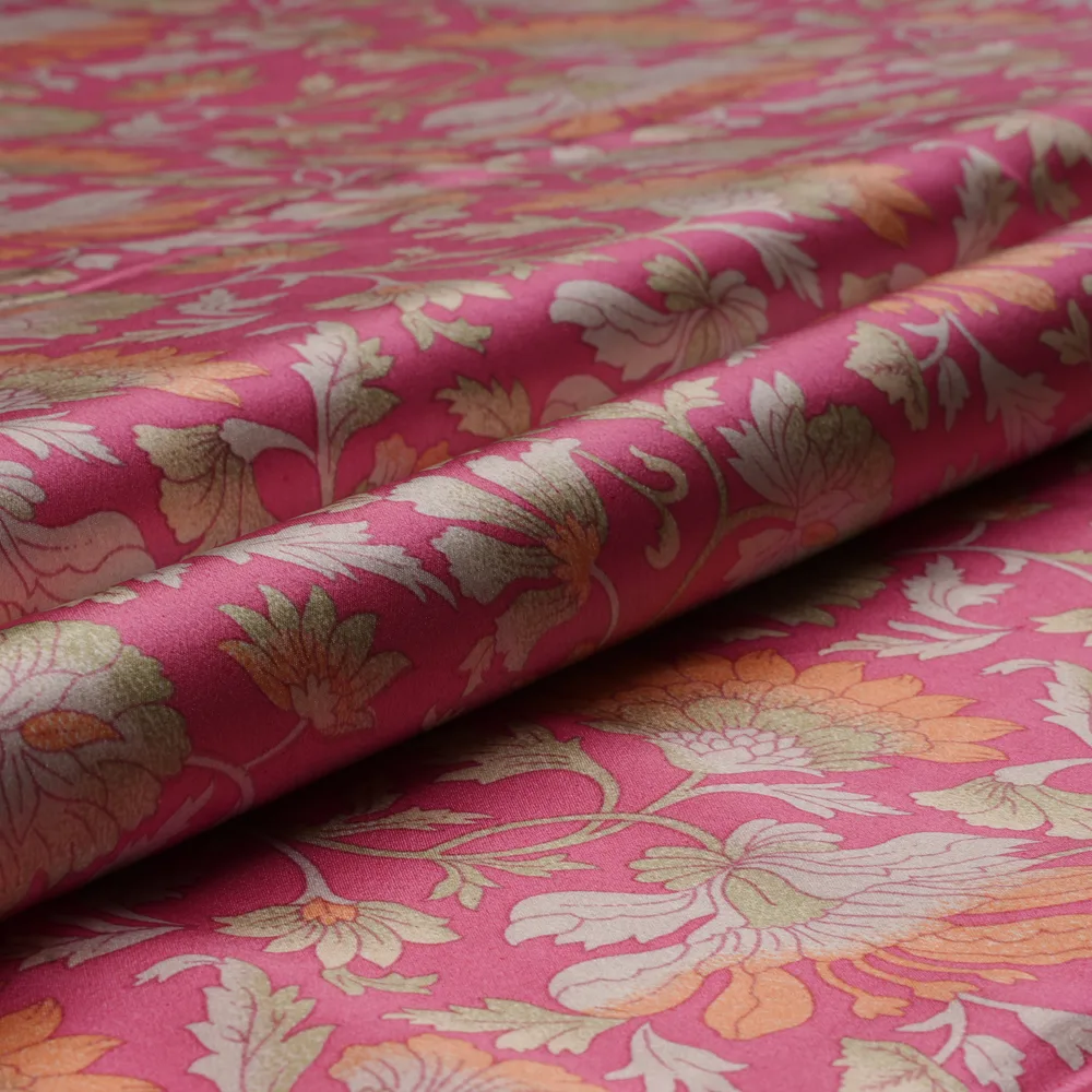 Satin Crepe Plain 60 Grams - Printed