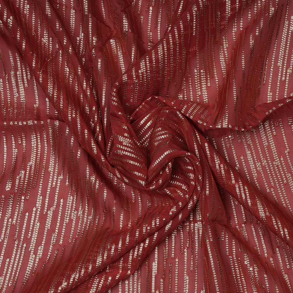 Georgette Viscose Lurex Jacquard