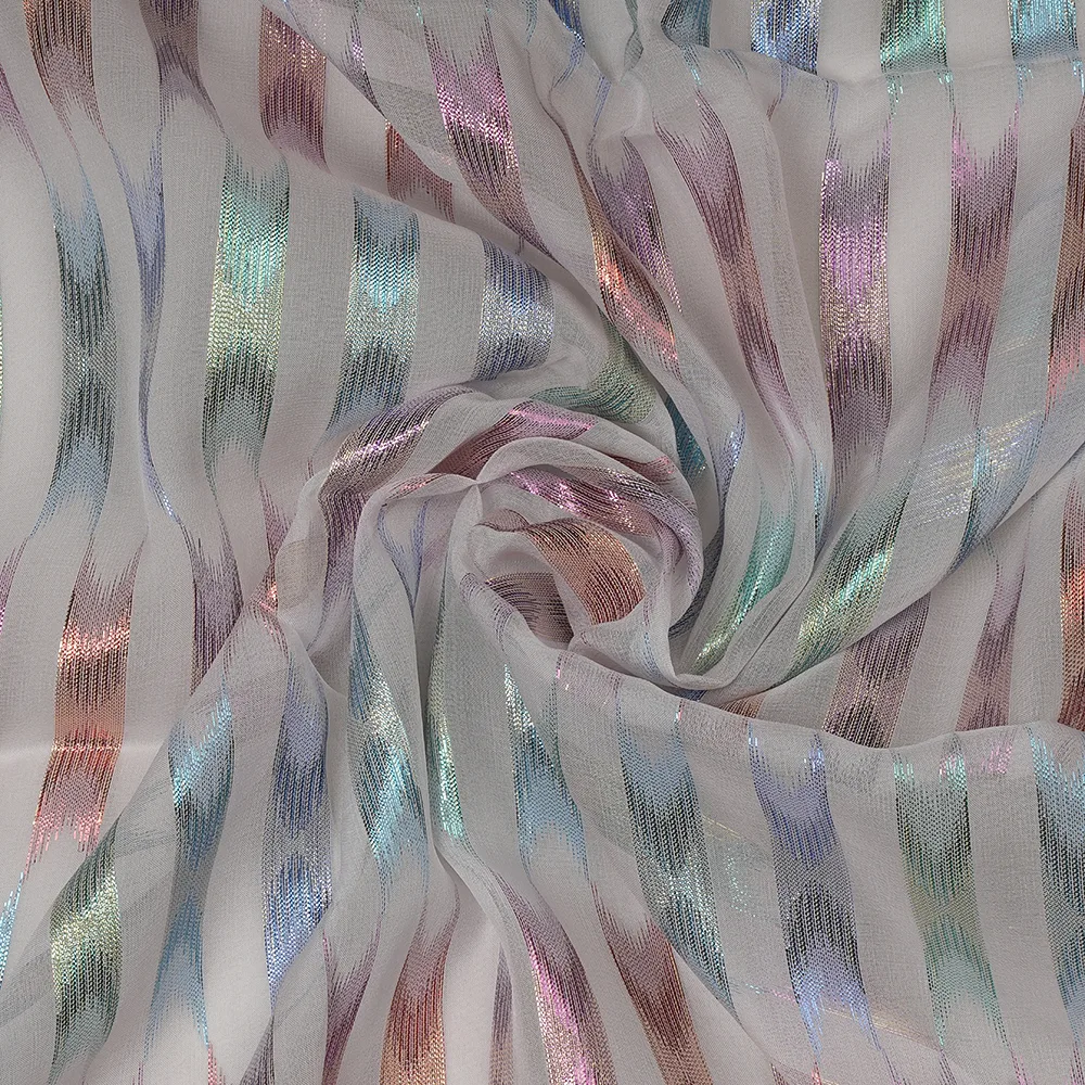 Georgette Lurex Jacquard