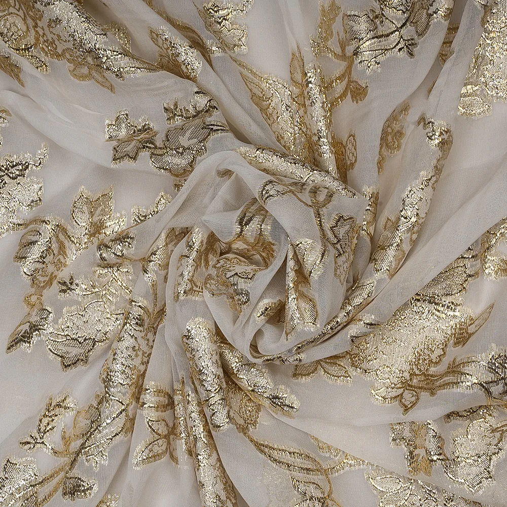 Georgette Lurex Jacquard