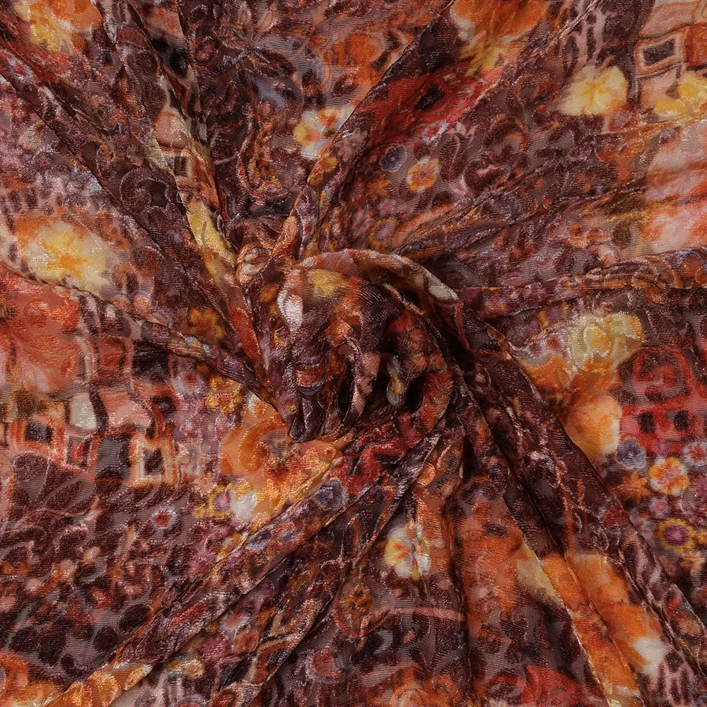 VELVET JACQUARD - DIGITAL PRINT