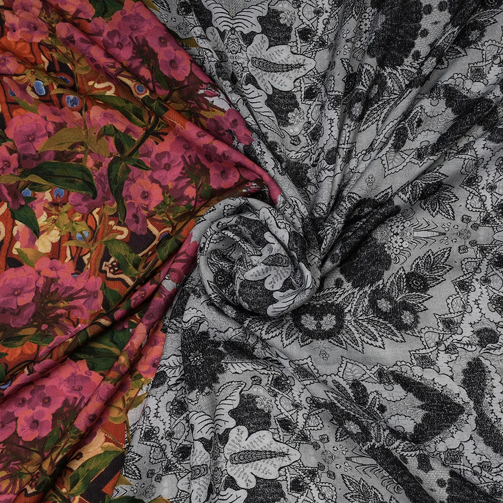Bamberg Crepe Plain - Digital Print