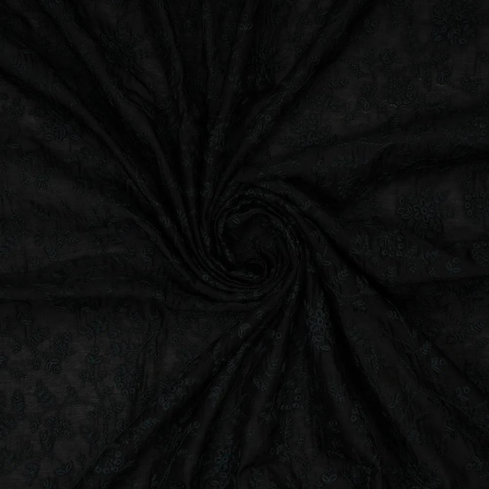 SILK CHANDERI EMBROIDERY