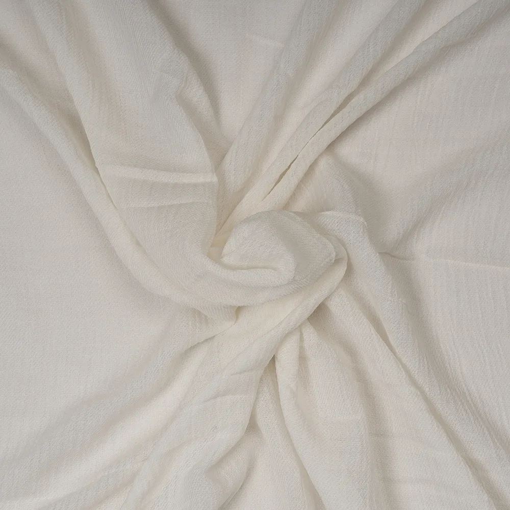 Georgette Wool Wrinkle Plain