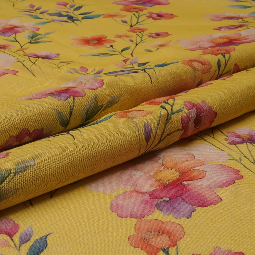 COTTON LINEN PLAIN - PRINTED