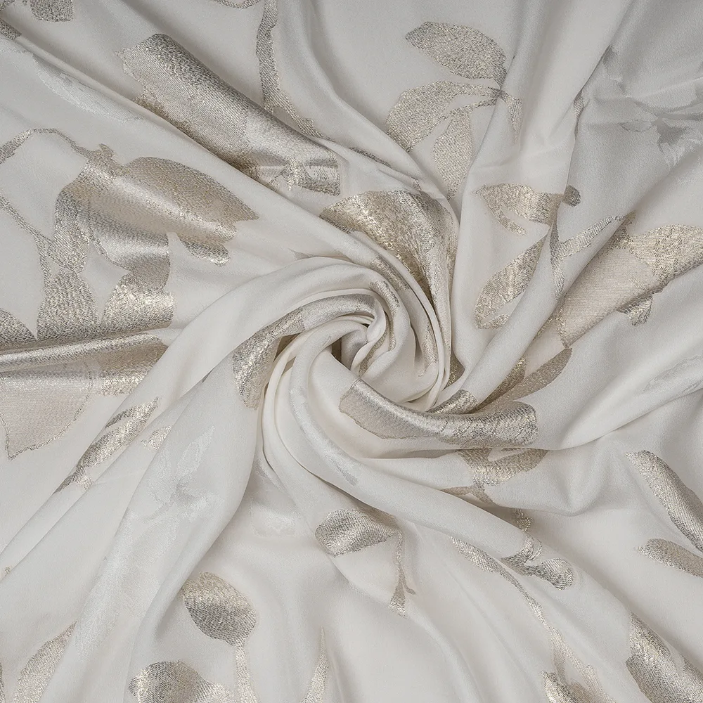 Satin Crepe Lurex Jacquard