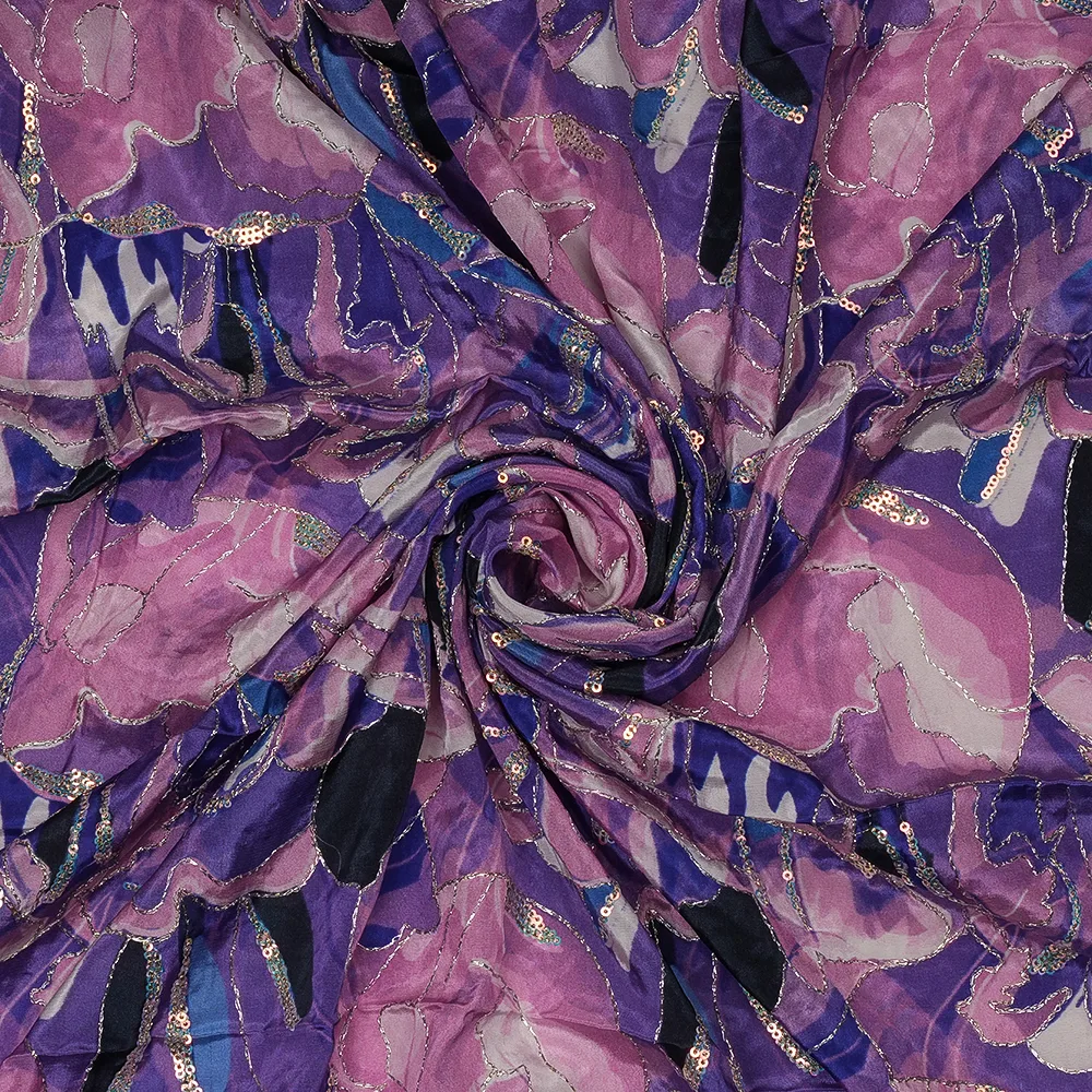 BAMBERG CREPE EMBROIDERY PRINT