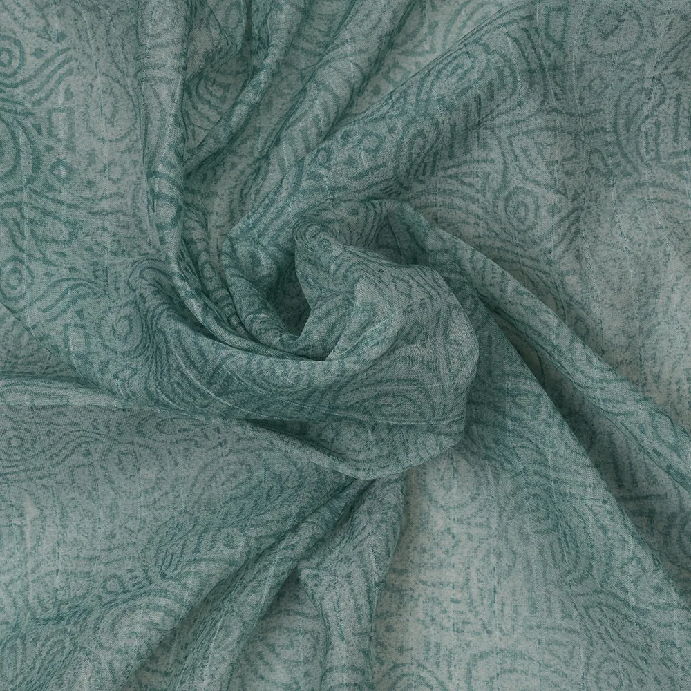 Silk Cotton Chanderi - Digital Print