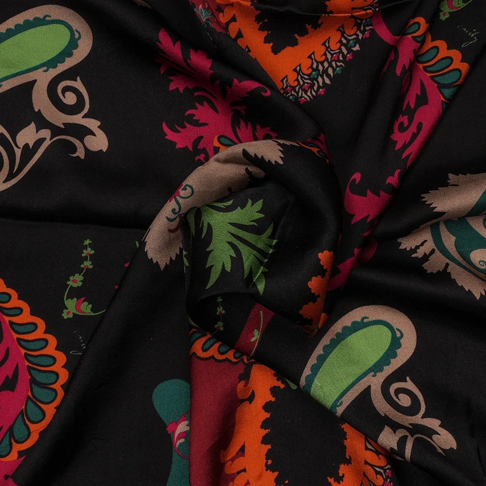 Satin Crepe Plain 60 Grams - Printed