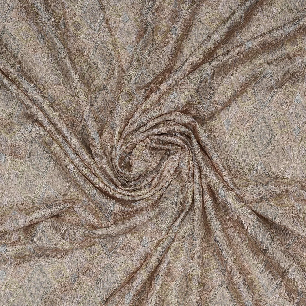 VISCOSE CREPE PRINT EMBROIDERY