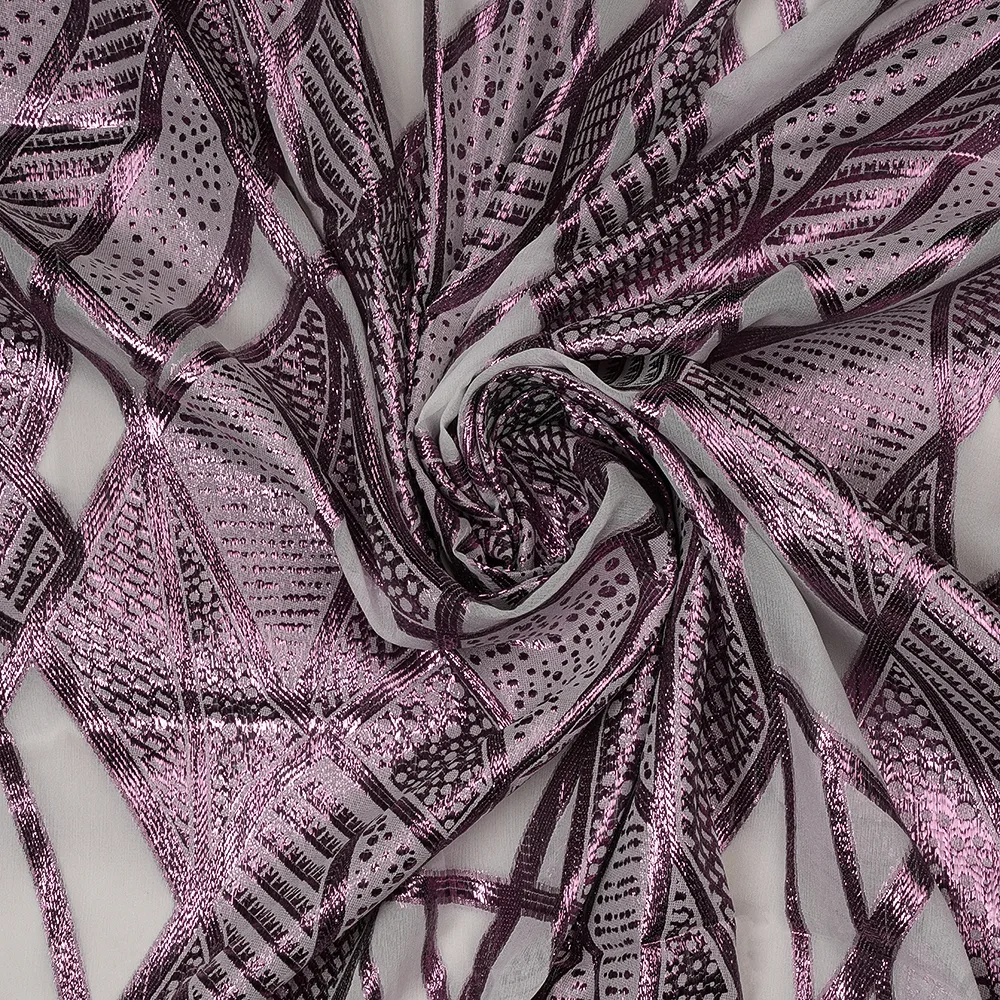 Georgette Lurex Jacquard