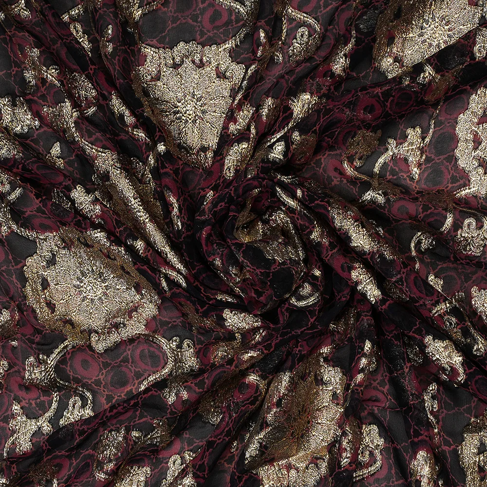 GEORGETTE LUREX JQ. PRINTED