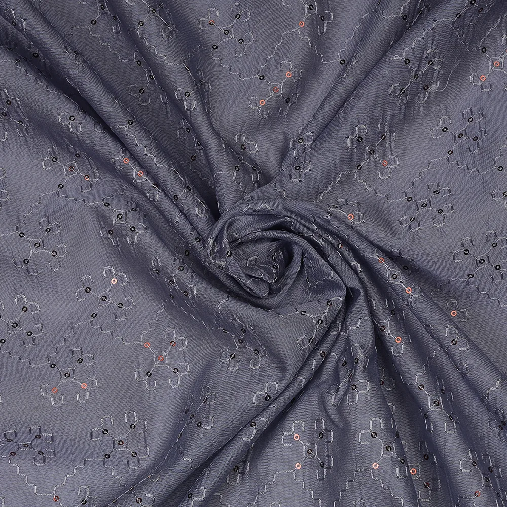 SILK CHANDERI EMBROIDERY
