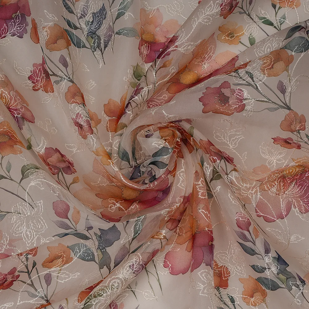 ORGANZA EMBROIDERY PRINTS