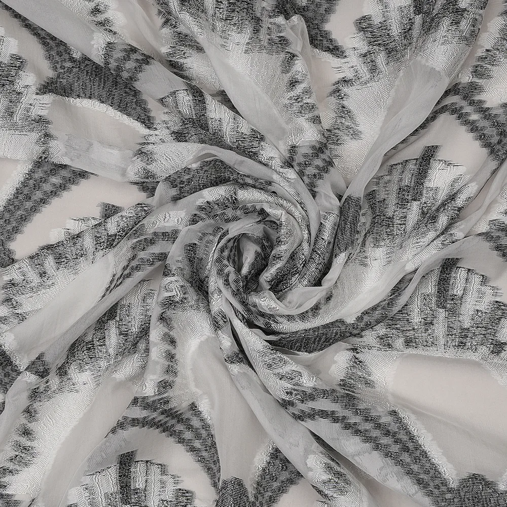 Georgette Lurex Jacquard