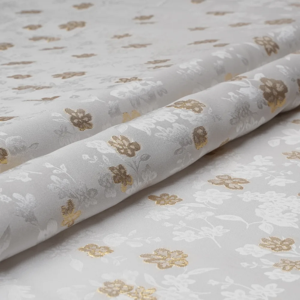 Satin Crepe Lurex Jacquard
